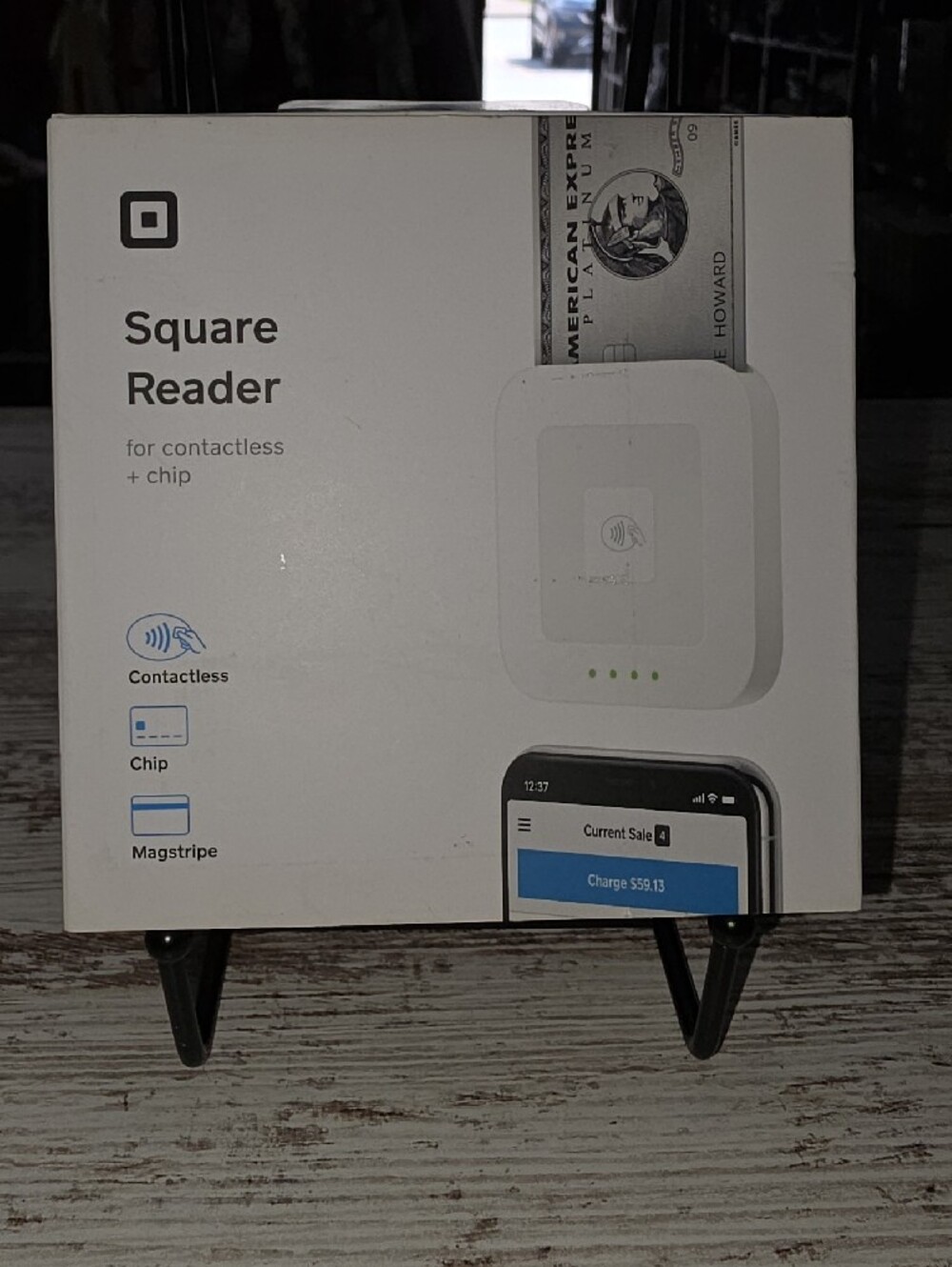 Square Reader for Contactless + Chip — White by Square